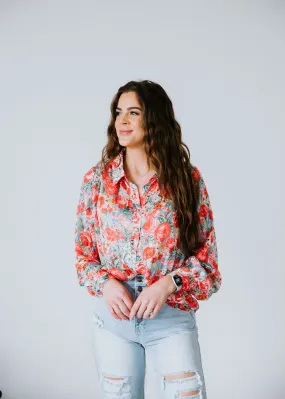 Bronte Flower Print Blouse