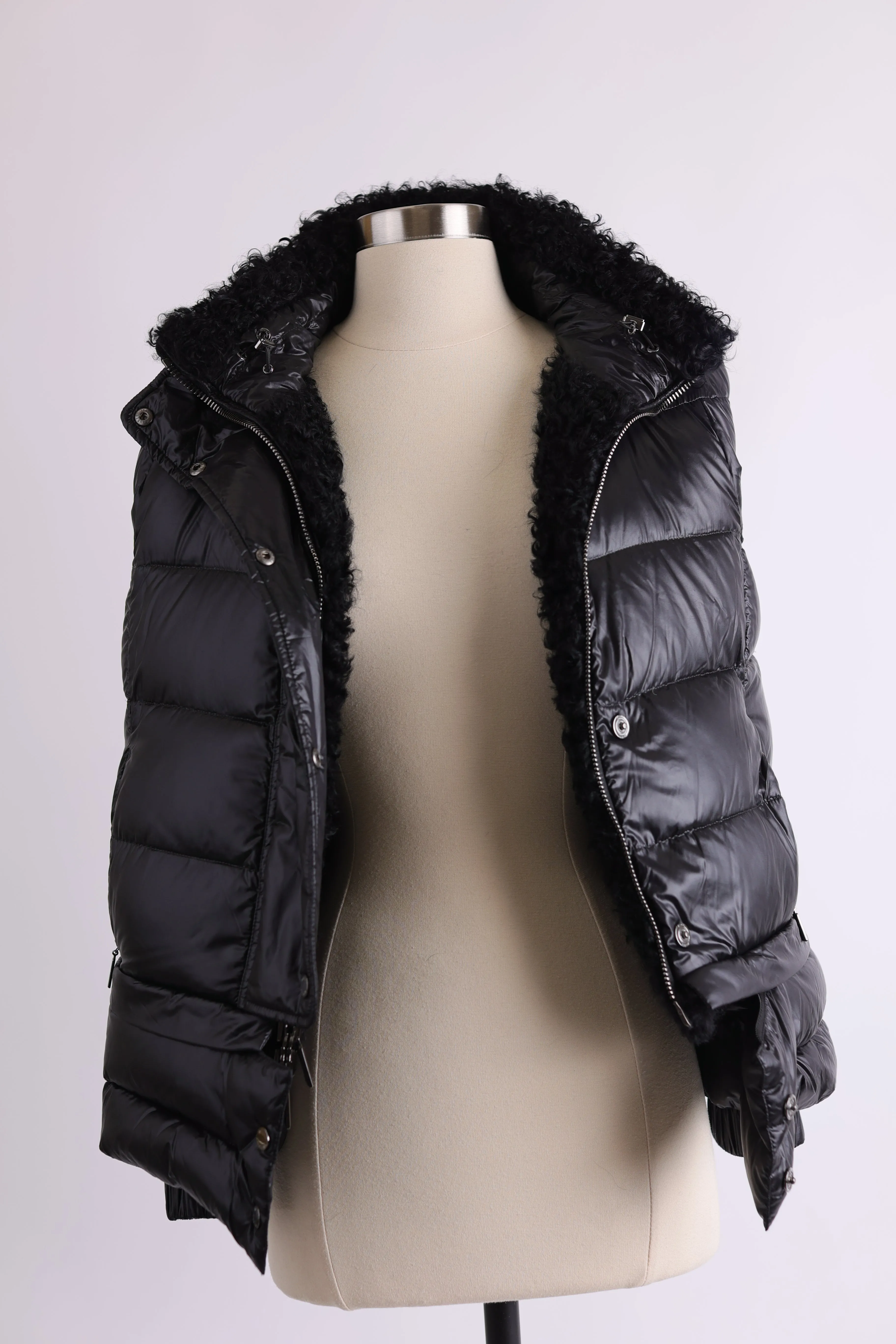 Cereme Reversible Shearling Puffer Jacket