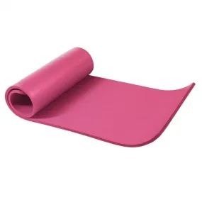 Deluxe NBR Yoga Mat Fuchsia 190x60x1.5cm