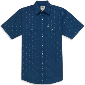 Diamond Aztec Shirt - Navy