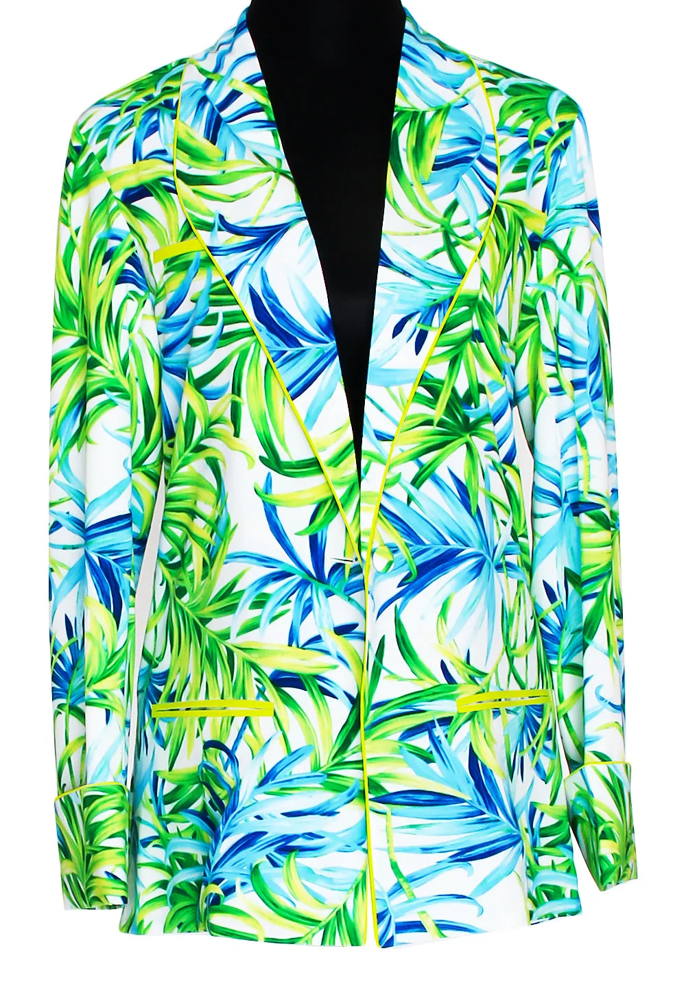 Euphoria – Paradise Palm Blazer (Neon Yellow)