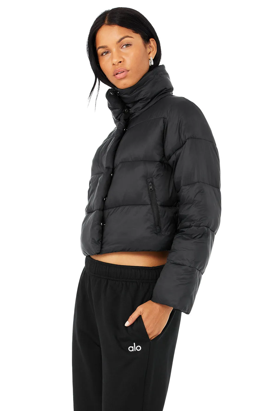 Gold Rush Puffer - Black