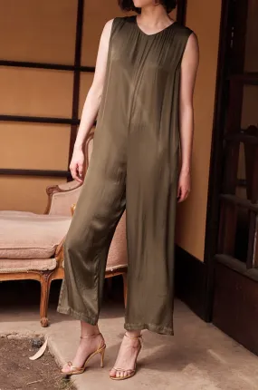 IVY SATIN VISCOSE JUMPSUIT