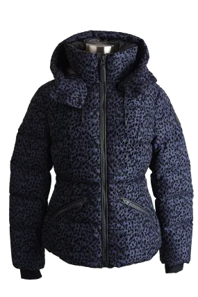 Madalyn Leopard Print Down Puffer Jacket