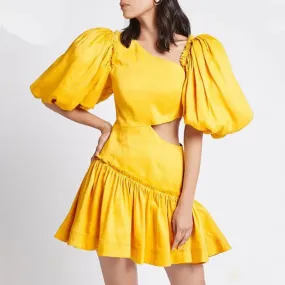 Mark Summer Dress In Yellow