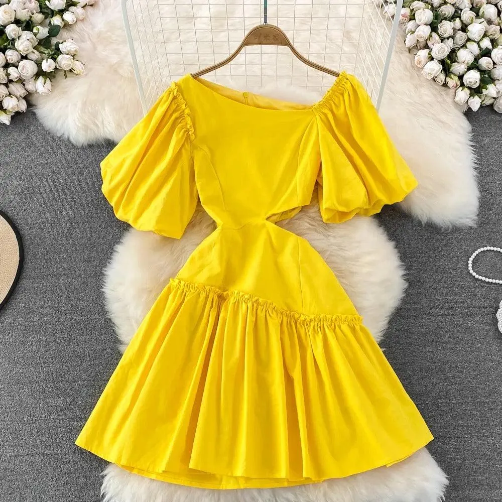 Mark Summer Dress In Yellow