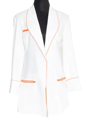 Monochrome - White Blazer (Neon Orange)