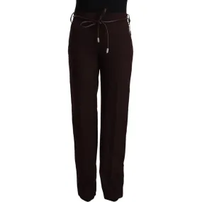 Patrizia Pepe Elegant High Waist Straight Formal Pants