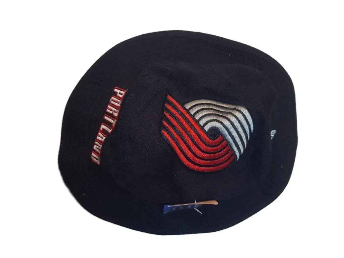 Portland Trail Blazers NBA Adidas Black 100% Wool Bucket Hat Cap (S/M)