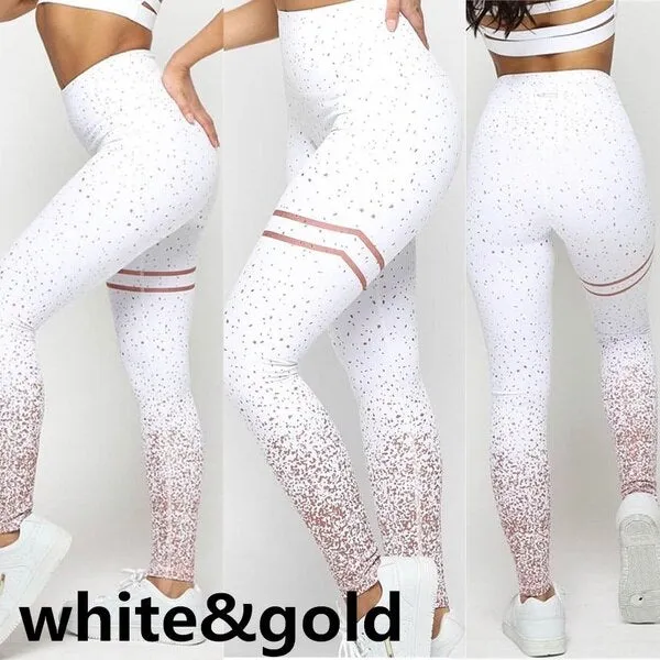 Yoga Pants Women High Waist Workout Leggings Push Up Gym Tights Running Fitness Sports Pants Fashion Girl leggings